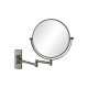 Зеркало косметическое настенное Aquanet 3x увеличение оружейная сталь AQ4910BGM
