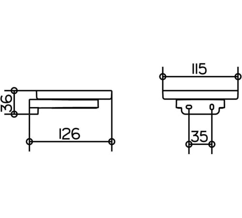 Мыльница настенная KEUCO Edition Moll хрустальное стекло хром 12755019000