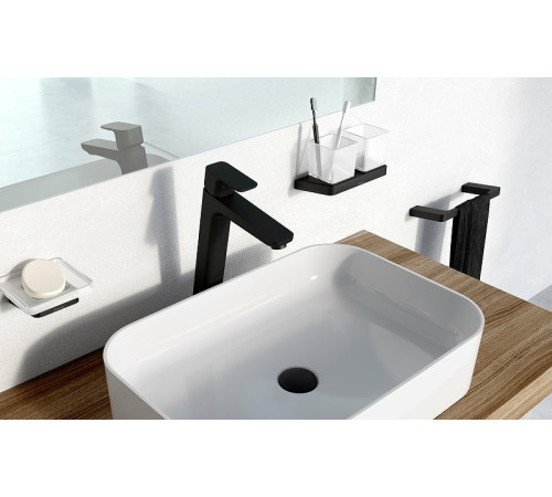 Держатель с двумя стаканами Ravak 10° TD 220.20 черный X07P558