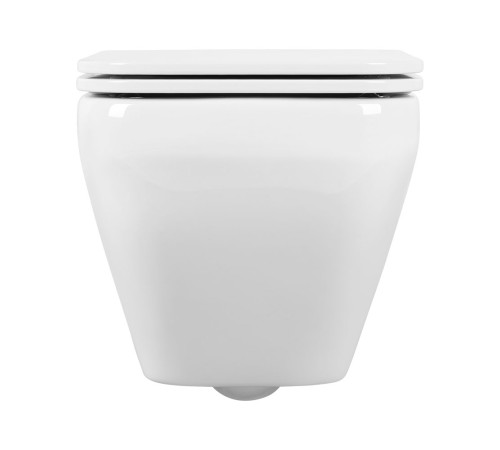 Унитаз подвесной Aquanet Лира безободковый с сиденьем микролифт 490x365x320 мм AQ1155-00