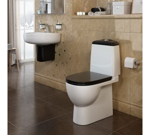 Унитаз-компакт Sanita Luxe Best Comfort Черный WC.CC/Best/2-DM/BLK.G/S1