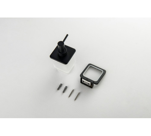 Дозатор для жидкого мыла Aquatek Libra матовый черный AQ4305MB