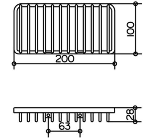 Корзинка для губки Keuco Universal съемная хром 24942010100