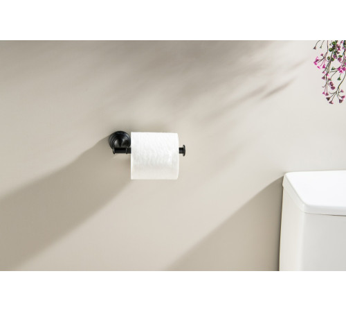 Держатель для туалетной бумаги Aquatek Классик матовый черный AQ4508MB