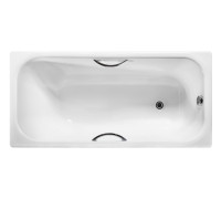 Ванна чугунная Wotte Start 1600х750х458 мм с отверстиями для ручек Start 1600x750UR