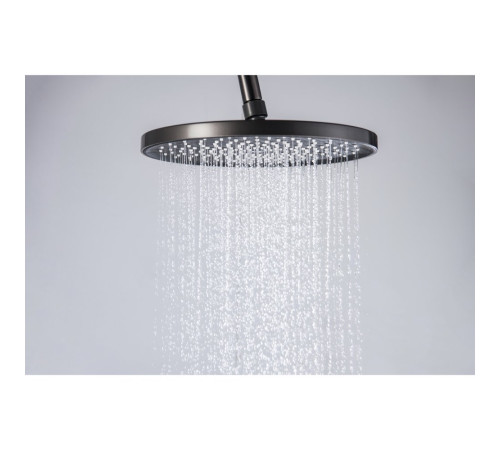 Душевая система Aquanet Лугано AQ2740BGM со смесителем для ванны 255 мм оружейная сталь AQ2740BGM