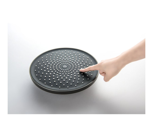 Душевая система Aquanet Лугано AQ2740BGM со смесителем для ванны 255 мм оружейная сталь AQ2740BGM