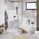 Душевой гарнитур GROHE Tempesta Cube 110 2 режима со штангой 600 мм матовый черный 267482433