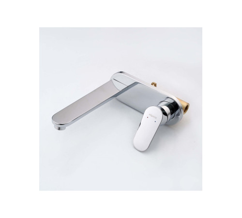 Смеситель для раковины Aquanet Ника настенный скрытого монтажа хром AQ1813CR