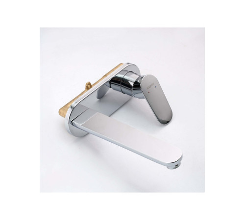 Смеситель для раковины Aquanet Ника настенный скрытого монтажа хром AQ1813CR