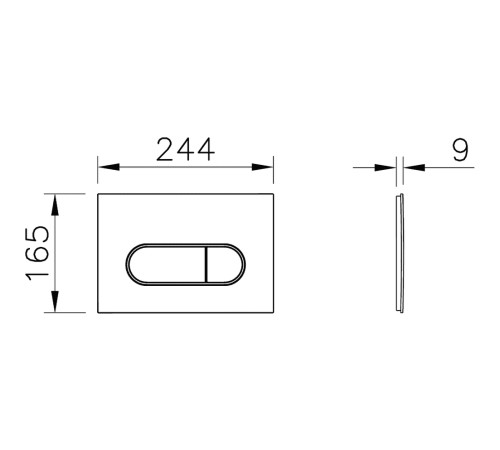 Панель смыва VitrA Root Round никель 740-2295