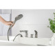 Смеситель на борт ванны Aquanet Бетта на 4 отверстия оружейная сталь AQ1148BGM