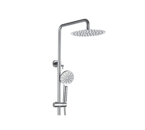 Душевая система со смесителем для душа Aquanet Вега 3jet 250 мм хром AQ2060CR