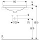 Раковина встраиваемая Geberit VariForm эллиптическая 60х40 см с переливом 500.728.01.2