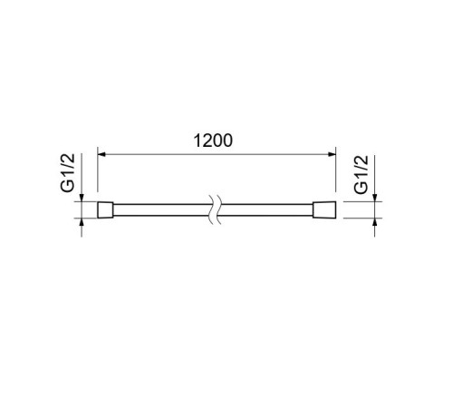 Шланг для душа Aquanet 120 см ПВХ шлифованное золото AQ2104BG