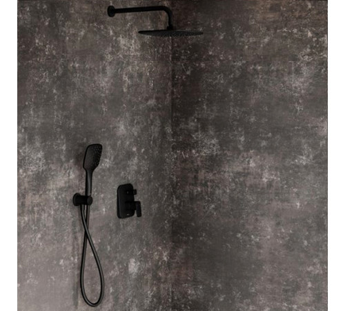 Смеситель для ванны и душа встраиваемый Ravak 10° Free TD F 061.20 черный X070156