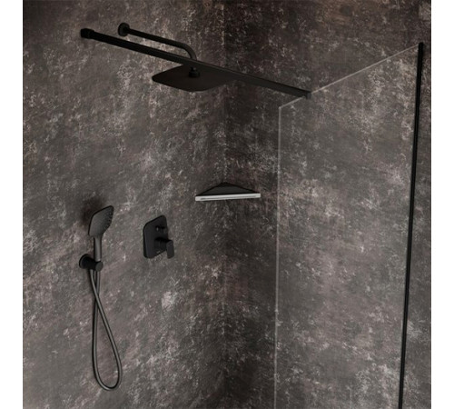 Смеситель для ванны и душа встраиваемый Ravak 10° Free TD F 061.20 черный X070156