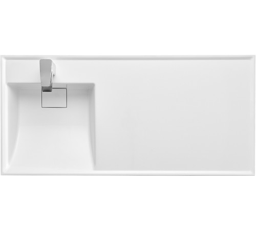 Раковина Aquaton Лондри 105 белая левая 1A72833KLH01L