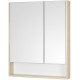 Зеркальный шкаф Aquaton Сканди 70 Белый / Дуб Верона 1A252202SDB20