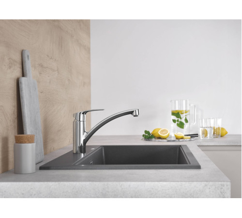 Смеситель для кухни GROHE Eurosmart с низким изливом хром 33281003