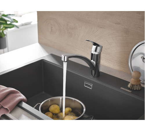 Смеситель для кухни GROHE Eurosmart с низким изливом хром 33281003