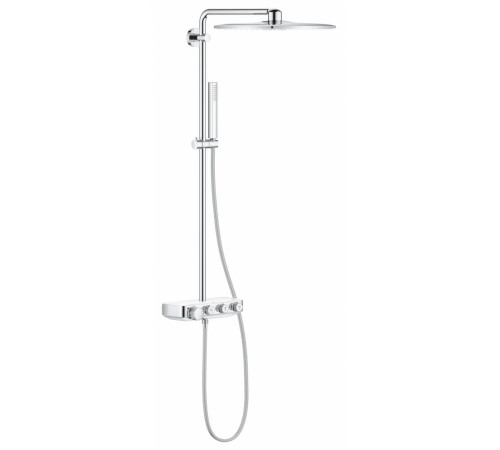 Душевая система с термостатом GROHE Euphoria SmartControl 310 DUO Cube белая луна 26508LS0