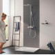 Душевая система с термостатом GROHE Euphoria SmartControl 310 DUO Cube белая луна 26508LS0