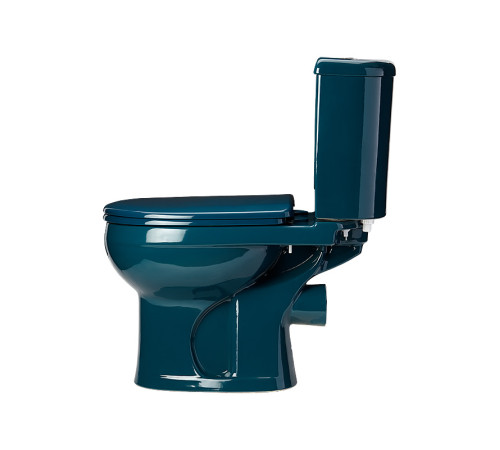Унитаз-компакт Santeri Ирида Стандарт зеленый горизонтальный выпуск 40325110402