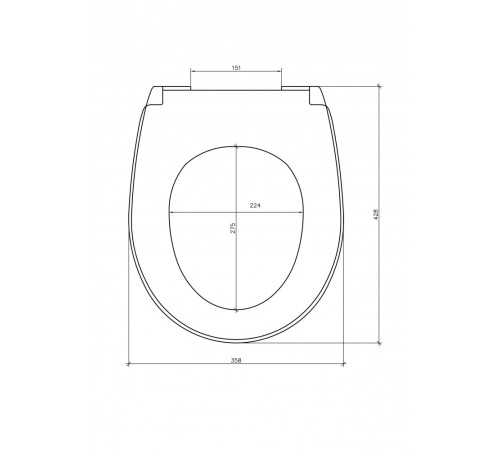 Крышка-сиденье для унитаза Santek Бореаль Soft-close 1.WH30.2.050