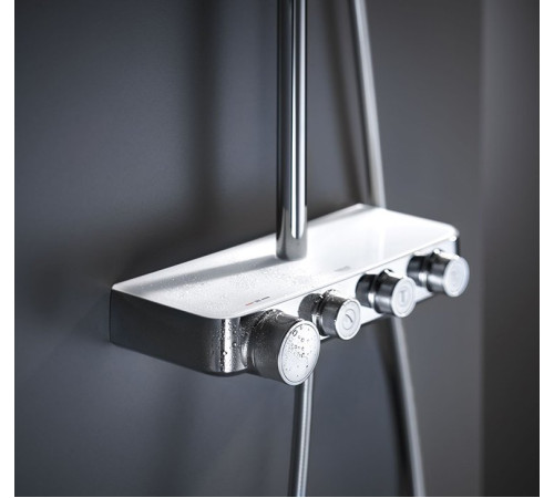 Душевая система с термостатом GROHE Euphoria SmartControl 310 DUO белая луна 26507LS0