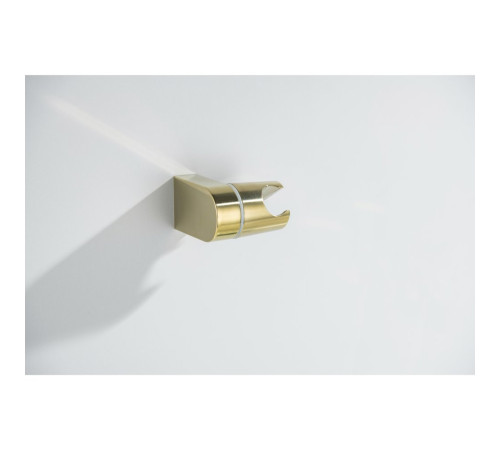 Смеситель для ванны Aquanet Oberon с душевым набором 3jet шлифованное золото AQ1249BG