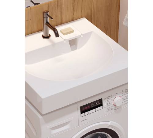 Раковина над стиральной машиной Marrbaxx Galaxy 60 WB.WM/Galaxy/60-C/WHT.G/S
