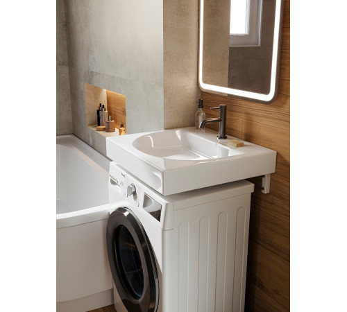 Раковина над стиральной машиной Marrbaxx Galaxy 60 WB.WM/Galaxy/60-C/WHT.G/S