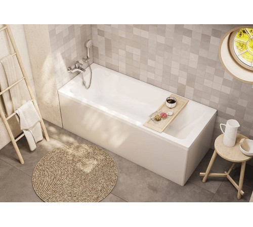Ванна акриловая прямоугольная Roca Leon 170х70 см белая 248658000