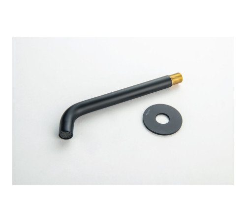 Излив для ванны Aquanet Европа 220 мм матовый черный AQ1341MB