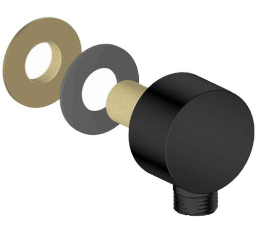 Душевой комплект 4 в 1 Aquatek Вега (AQ1046MB+AQ2071MB+AQ2454MB+AQ2011MB) черный матовый AQ1075MB