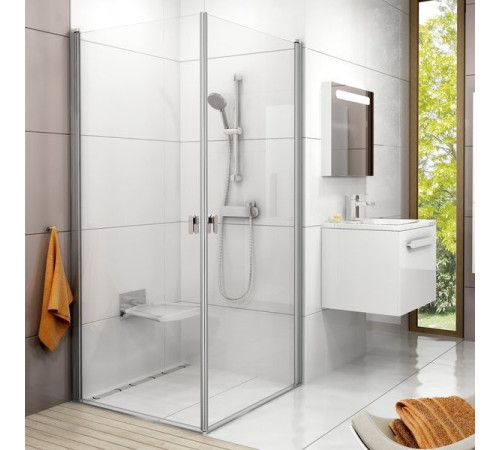 Душевая дверь RAVAK Chrome CRV1-100 блестящий Transparent 1QVA0C01Z1