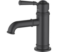 Смеситель для раковины Aquanet Классик без донного клапана матовый черный AQ1510MB