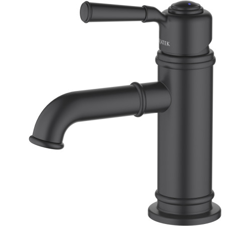 Смеситель для раковины Aquanet Классик без донного клапана матовый черный AQ1510MB