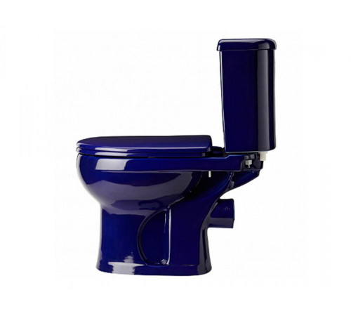 Унитаз-компакт Santeri Ирида Стандарт синий горизонтальный выпуск 40355110402