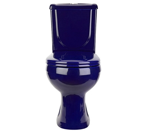 Унитаз-компакт Santeri Ирида Стандарт синий горизонтальный выпуск 40355110402