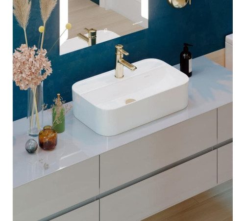 Умывальник накладной AM.PM Infinity Shelf 60 см белый WB.CT/Infinity/60-C.Shelf/WHT.G/S1