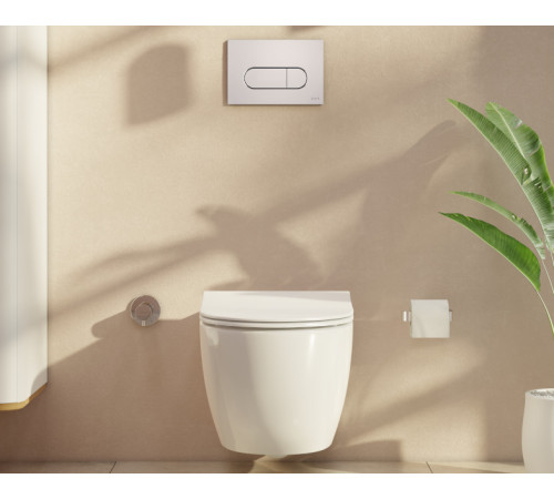 Комплект инсталляция VitrA Core 732-5800-01 и панель смыва Root R хром глянцевый 800-1873