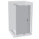 Душевая перегородка RAVAK Walk-In Wall 1200x2000 мм профиль блестящий Transparent GW9WG0C00Z1