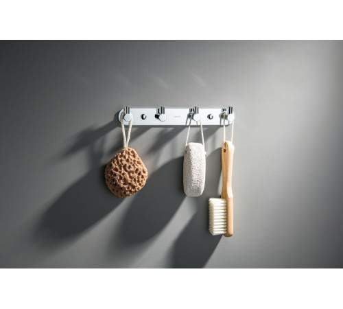 Планка с 4 крючками Aquanet Europa хром AQ4123CR