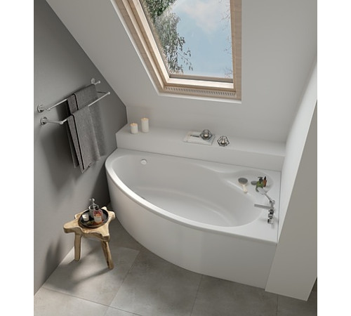 Ванна акриловая асимметричная Triton Эдера 170х110 см правосторонняя белая 1.WH11.1.994