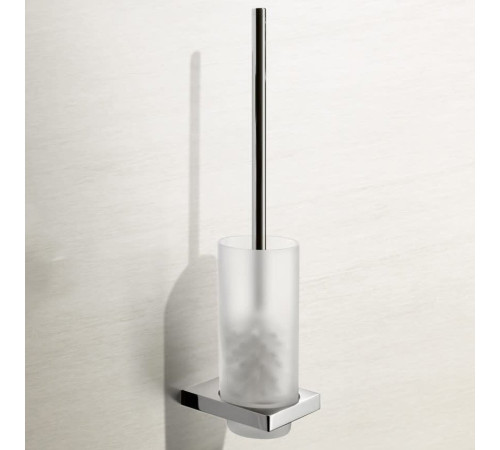 Туалетный гарнитур KEUCO EDITION 11 с хрустальной матовой колбой хром 11164019000