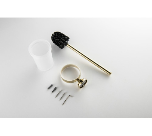 Ершик для унитаза Aquanet Классик полированное золото AQ4510PG