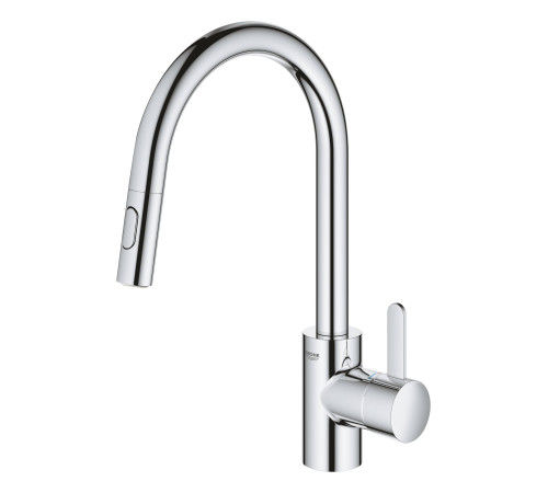 Смеситель для кухонной мойки GROHE Eurosmart Cosmopolitan высокий излив хром 31481001