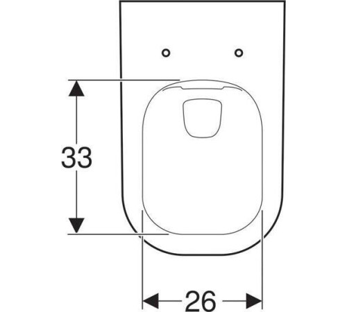 Унитаз подвесной Geberit Smyle безободковый Rimfree 54 см 500.210.01.1
